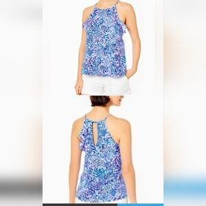 NWT Beautiful Lilly Pulitzer Billie Top, Size Large.